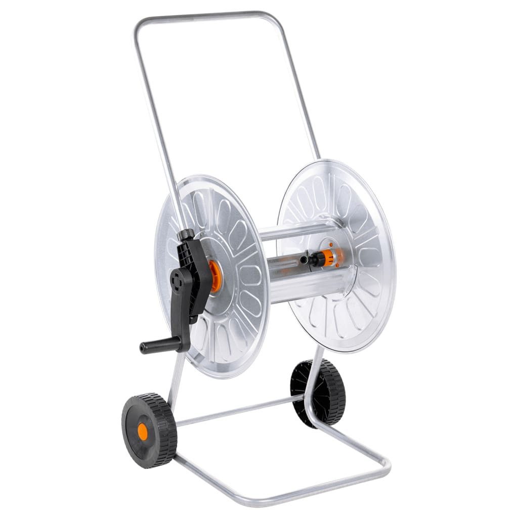 vidaXL Schlauchaufroller Schlauchwagen für 80 m 1/2" oder 50 m 3/4