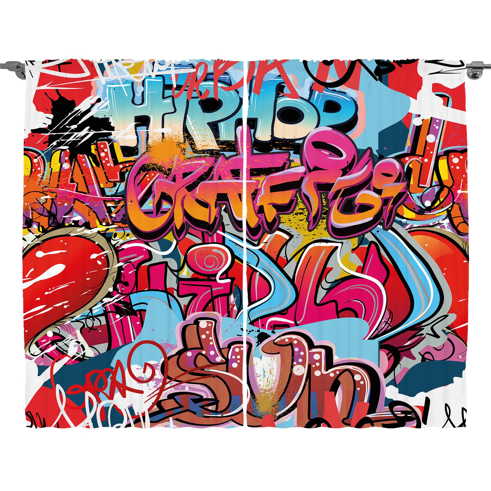 Abakuhaus Gardine Schlafzimmer Kräuselband Vorhang mit Schlaufen und Haken, günstig online kaufen