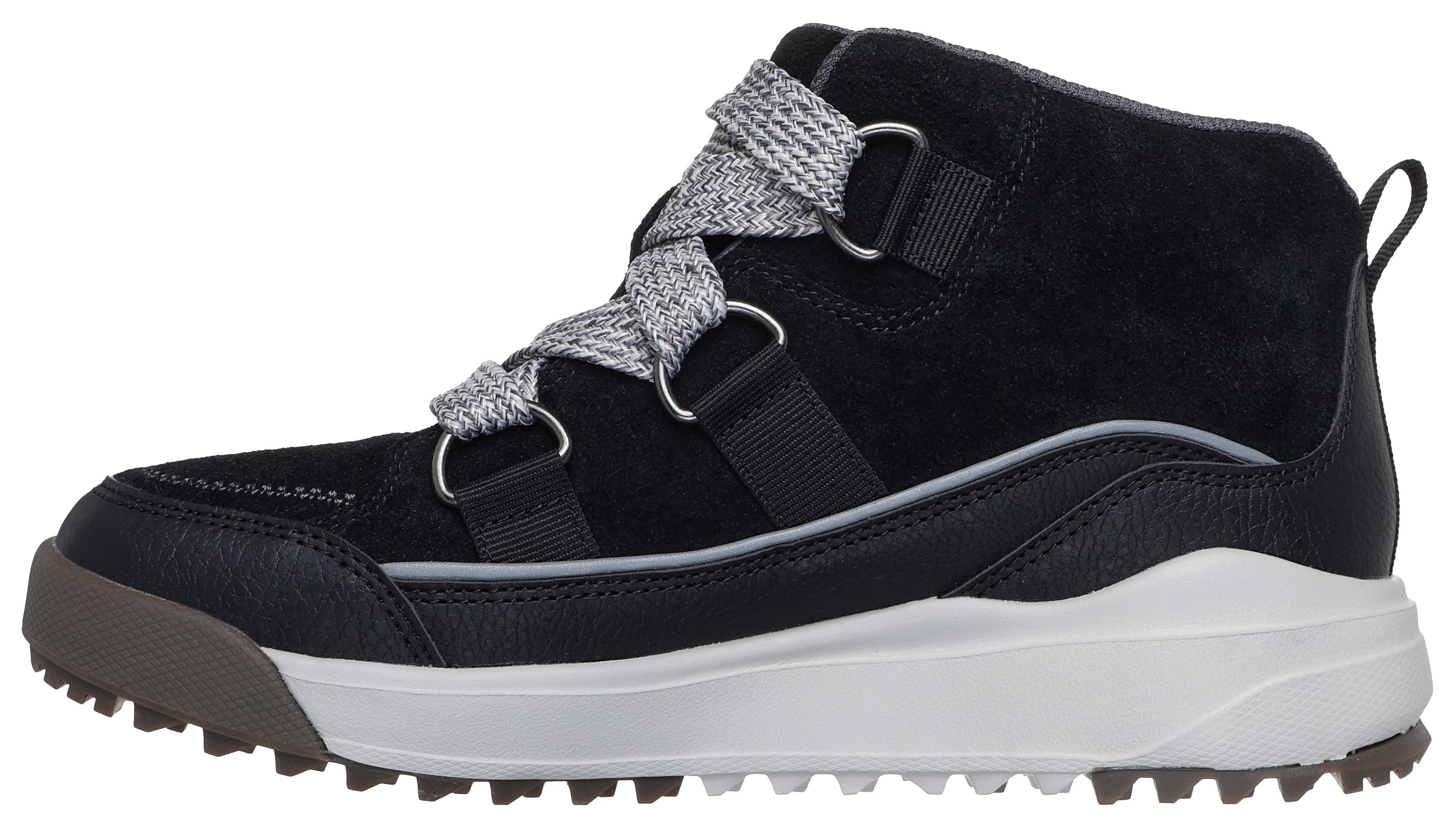 Skechers YANA Schnürboots High Top Sneaker, Schnürschuh mit auffälliger Schnürung