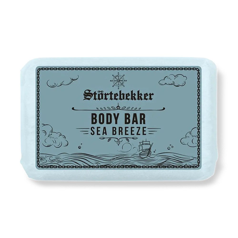 Störtebekker Feste Duschseife Body Bar (120 g) + Soap Box XL Duschset, mit Shea-Butter für Extra-Pflege