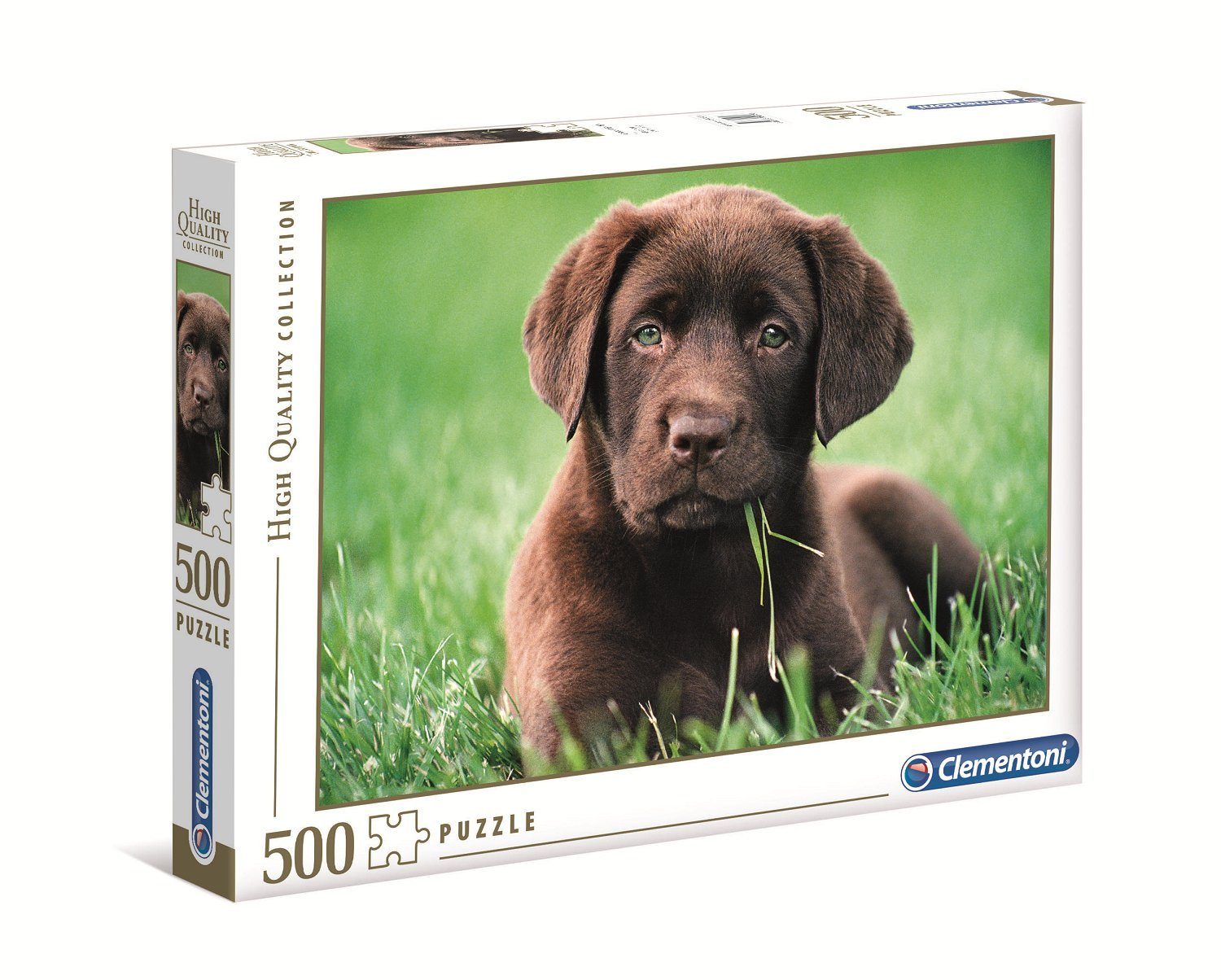 Clementoni® Puzzle High Quality Collection Chocolate Puppy 500 Teile, Puzzleteile | Puzzle