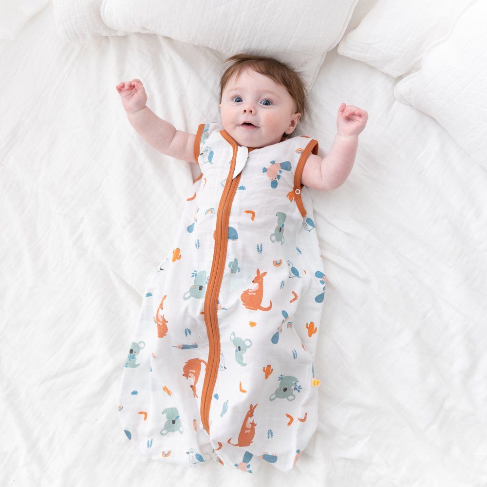 Schlummersack Babyschlafsack, Känguru Tog OEKO-TEX 0.5 Kinderschlafsack, Musselin zertifiziert