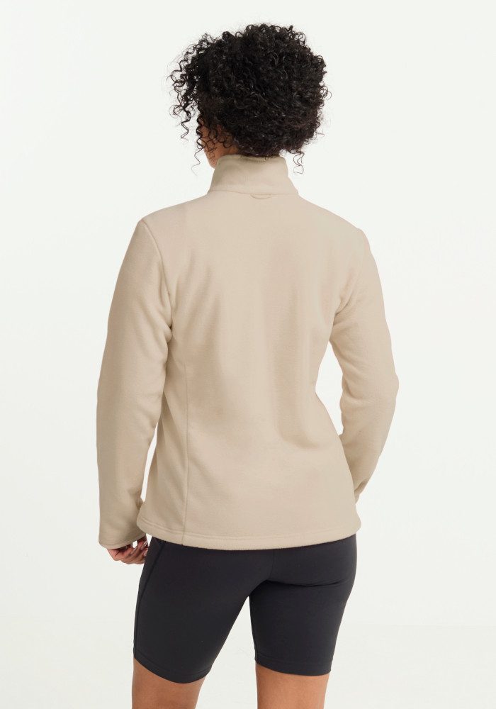 Jack Wolfskin Fleecejacke TAUNUS 200 FZ W als sportlicher Midlayer, für Wandern und Freizeit
