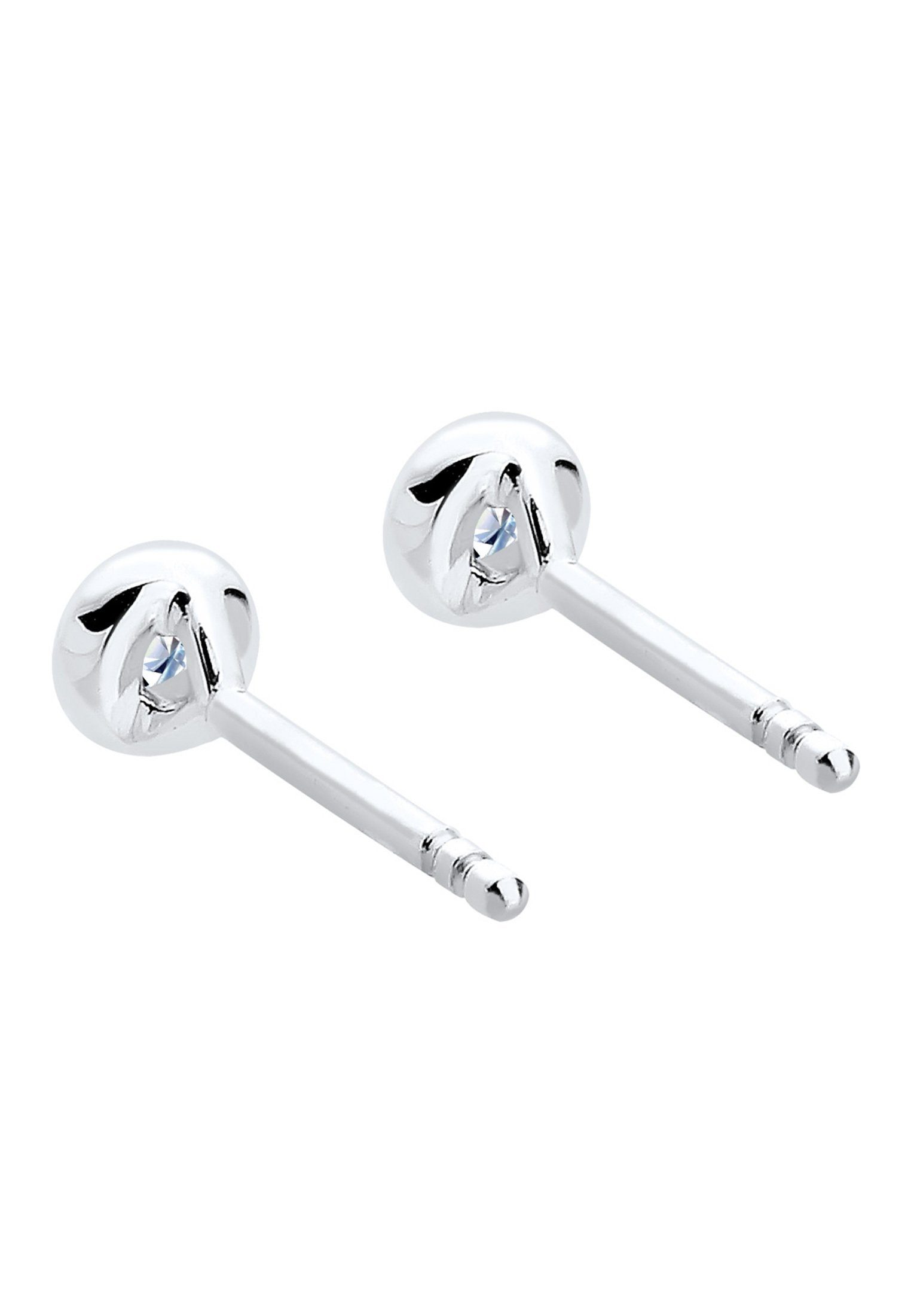 Elli DIAMONDS Paar Ohrstecker Ohrstecker Diamant Brillantschliff (0.06 ct) 925 Silber