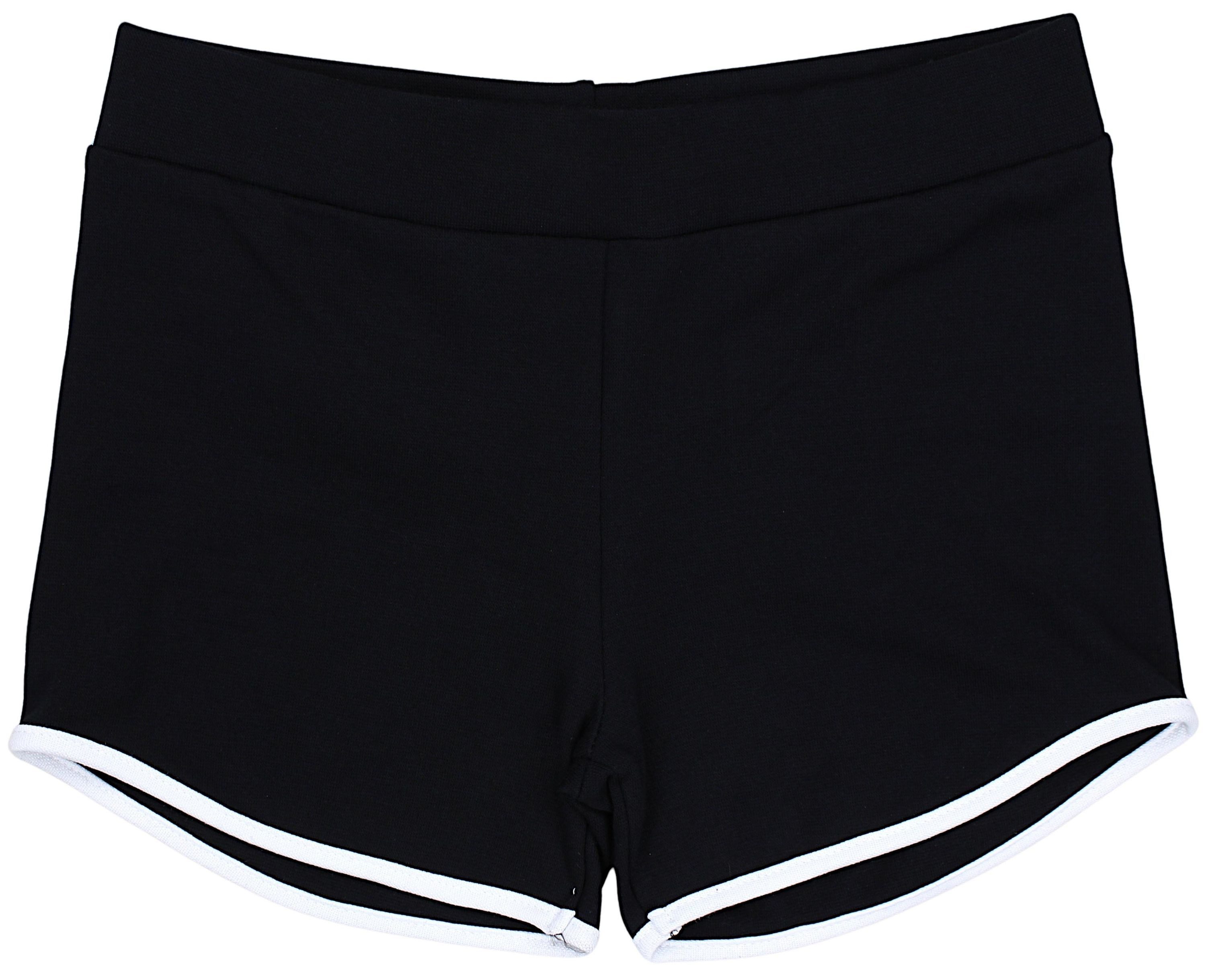 Alkato Yogashorts Alkato Damen Shorts mit Hohem Bund Hotpants Radlerhose Long Shorts