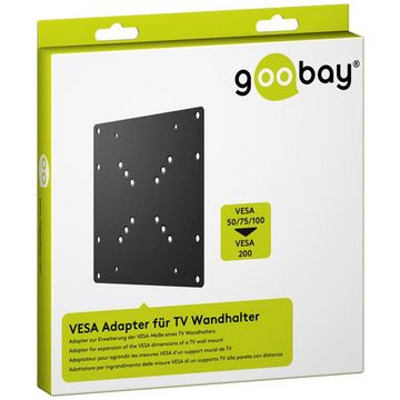 Goobay VESA-Adapter für TV-Wandhalterung Monitor-Halterung