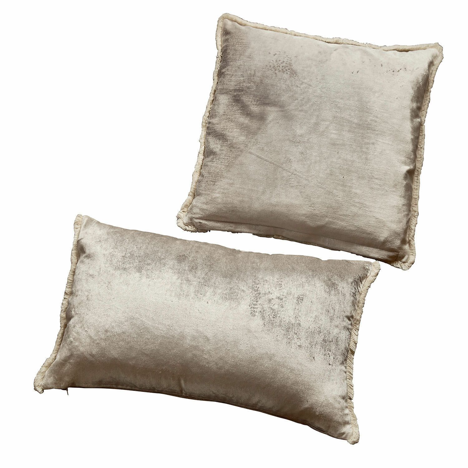 Mirabeau Kissenhülle Kissenhülle 2er Set Oplevine taupe/champagner günstig online kaufen