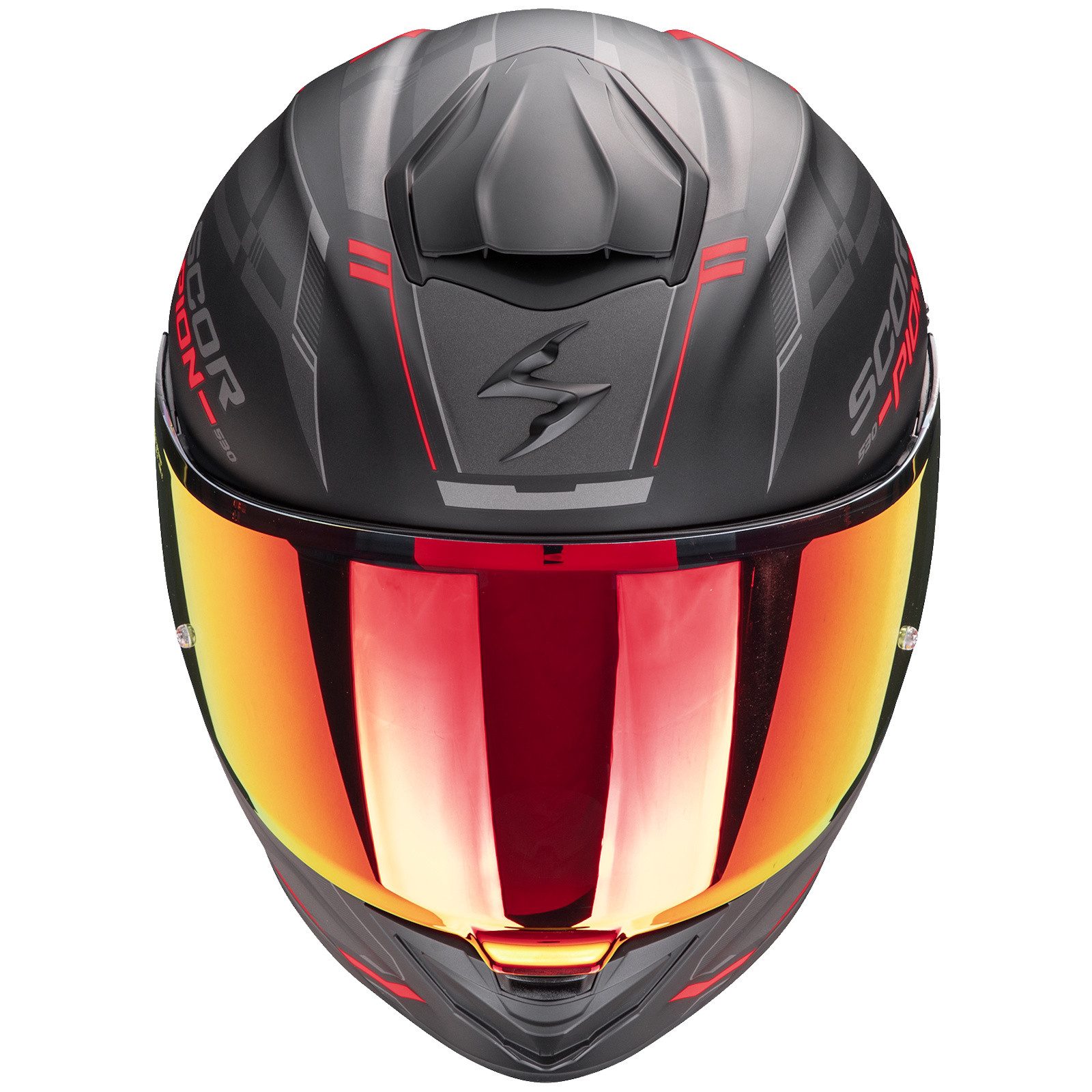 Scorpion Exo Motorradhelm Scorpion EXO-530 Air Slope Integralhelm Matt-Schwarz / Rot XS (1er Set), integralhelm motorrad – Bild 2 von 3