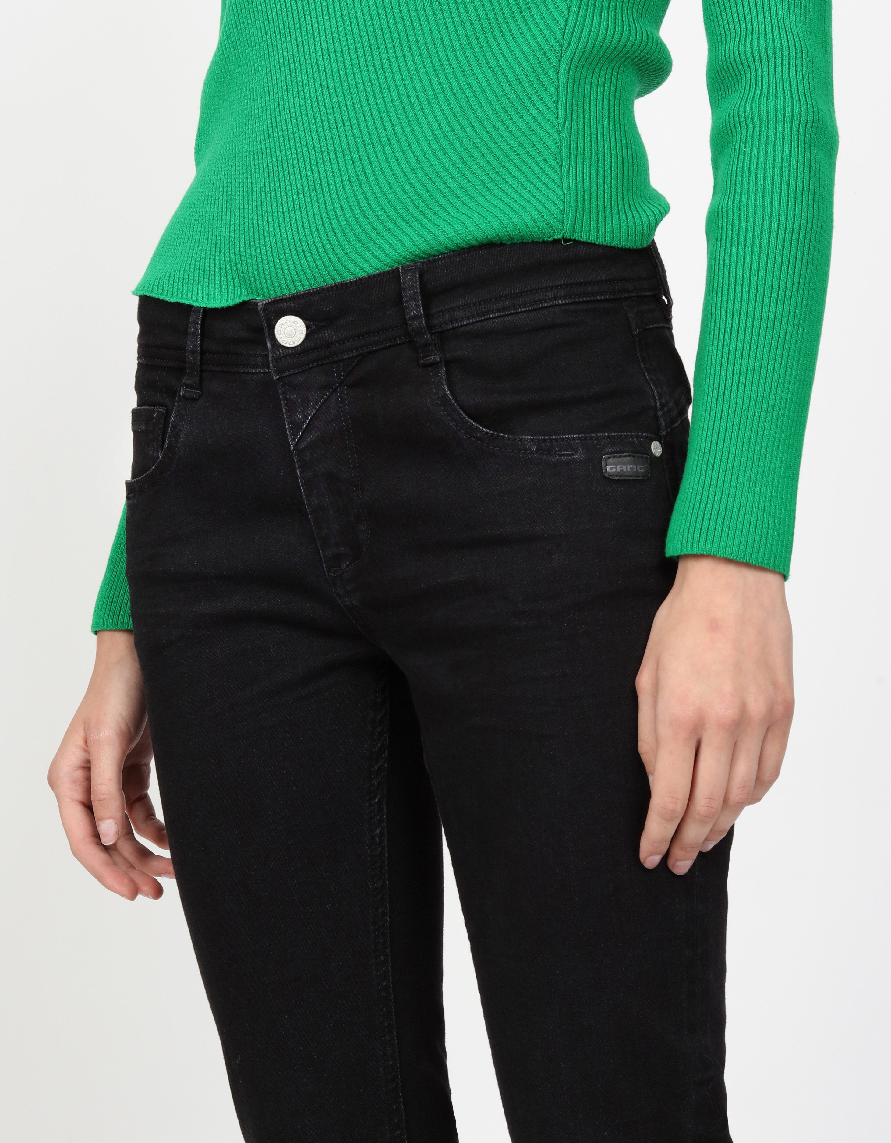 GANG Relax-fit-Jeans 94AMELIE mit Used-Effekten