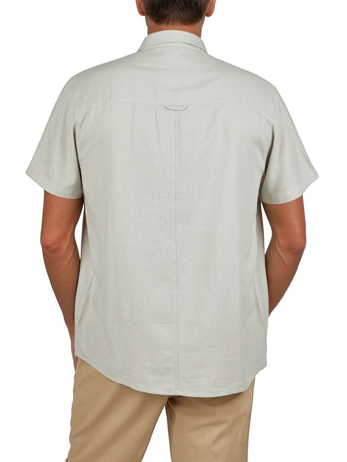 riverso Kurzarmhemd Herren Leinen Hemd RIVEmilio Regular Fit (1-tlg)