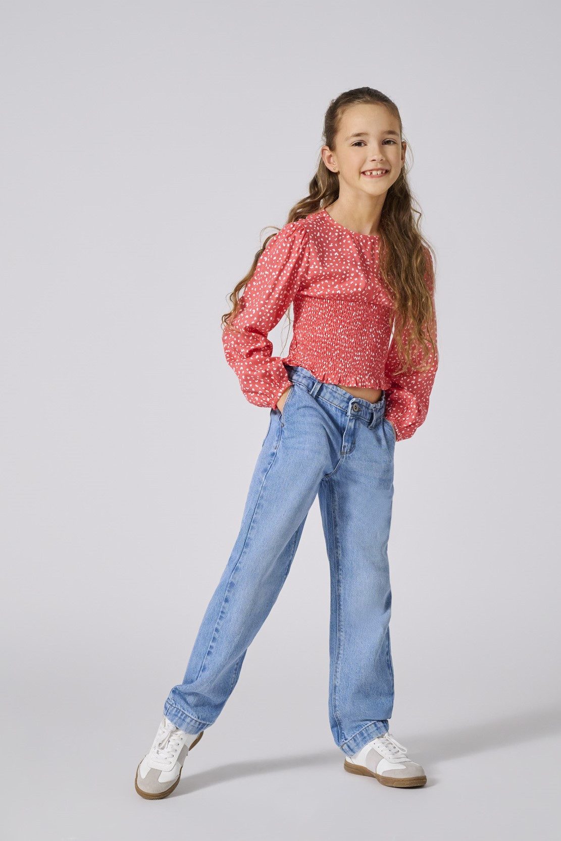 KIDS ONLY Weite Jeans KOGMADISON BLUSH WIDE LBD DNM NOOS