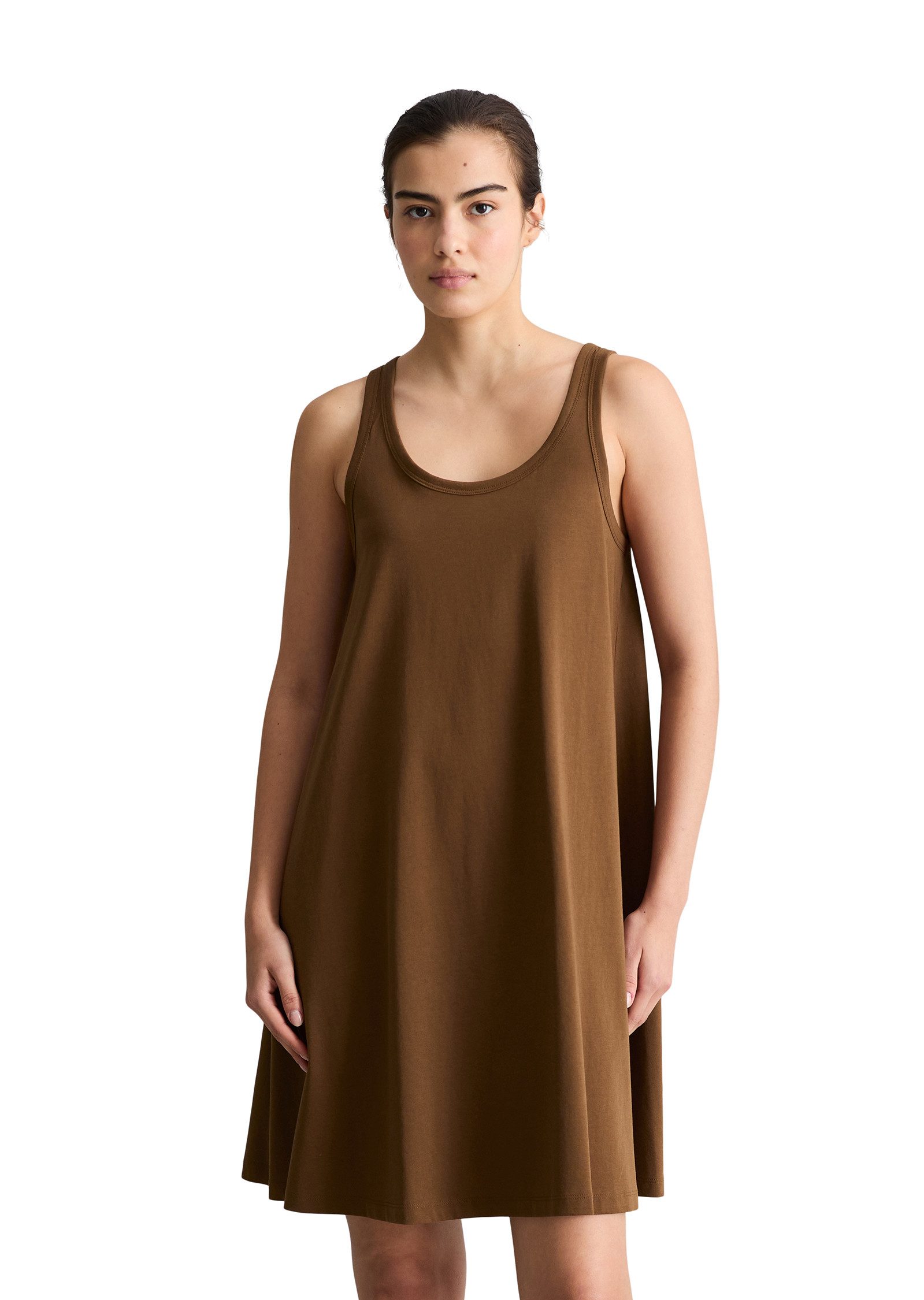 Marc O'Polo DENIM Jerseykleid ärmellos, A-Shape aus Organic Cotton