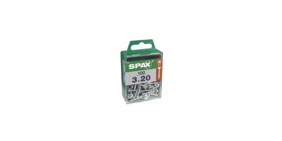 SPAX Holzbauschraube Spax 2 PZ Universalschrauben x 3.0 20 mm - 100