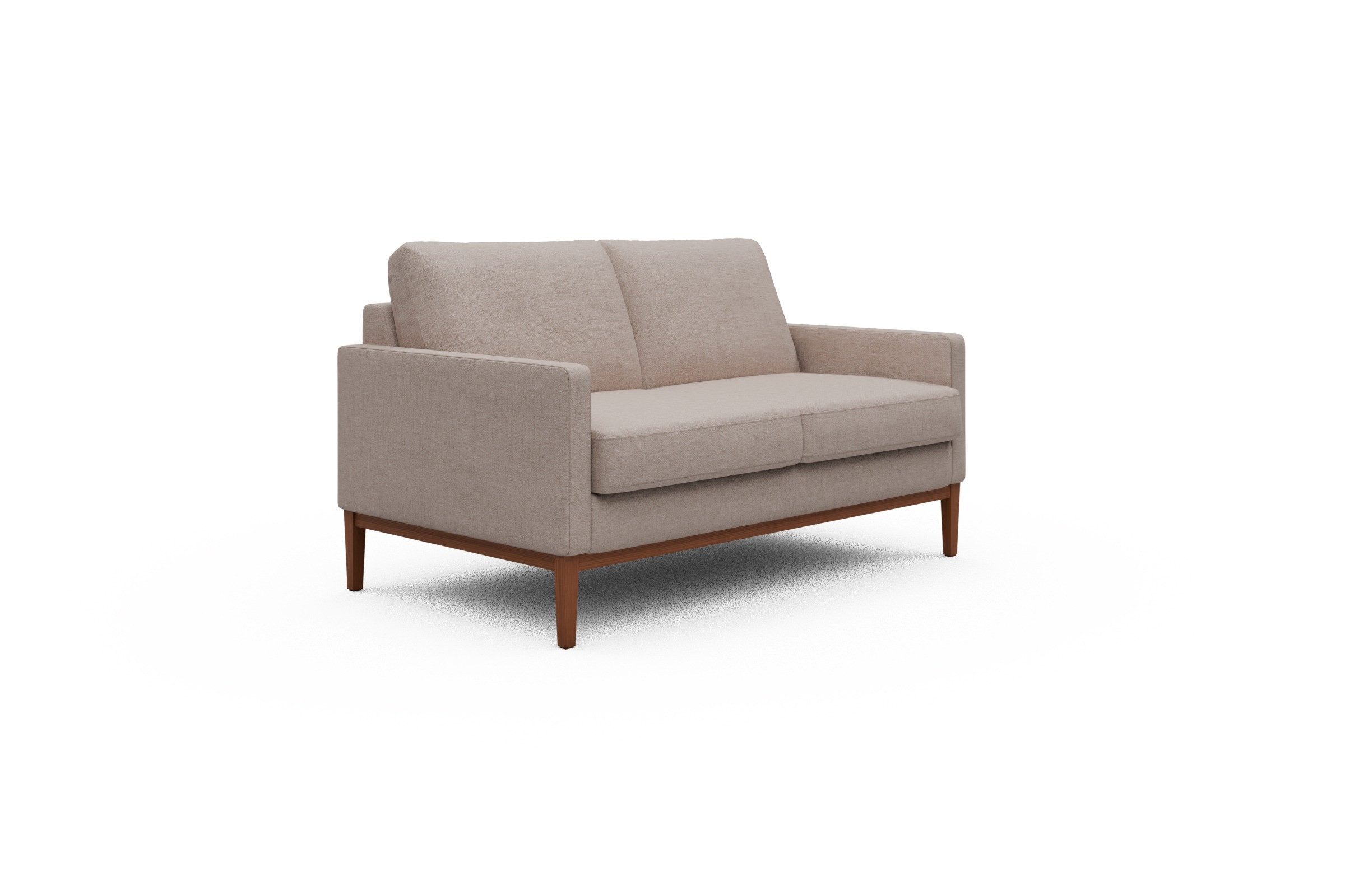 moebelfaktor Sofa Bodo 2-Sitzer, Retro-Design, elegante Linien, stabile Holzkonstruktion