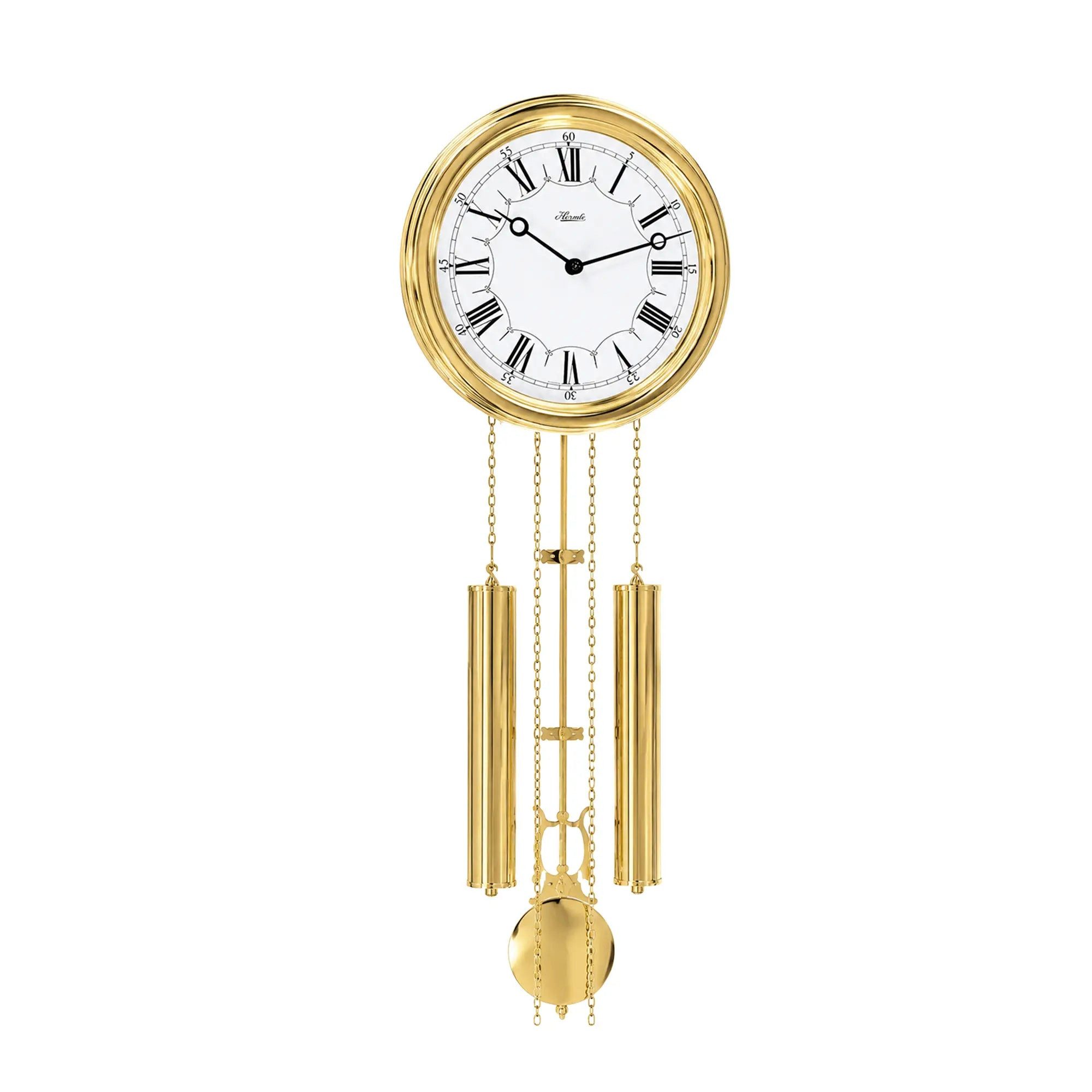 Hermle Wanduhr Pendeluhr Messing BimBam/Westminster - Hermle Modell: 60992-002214
