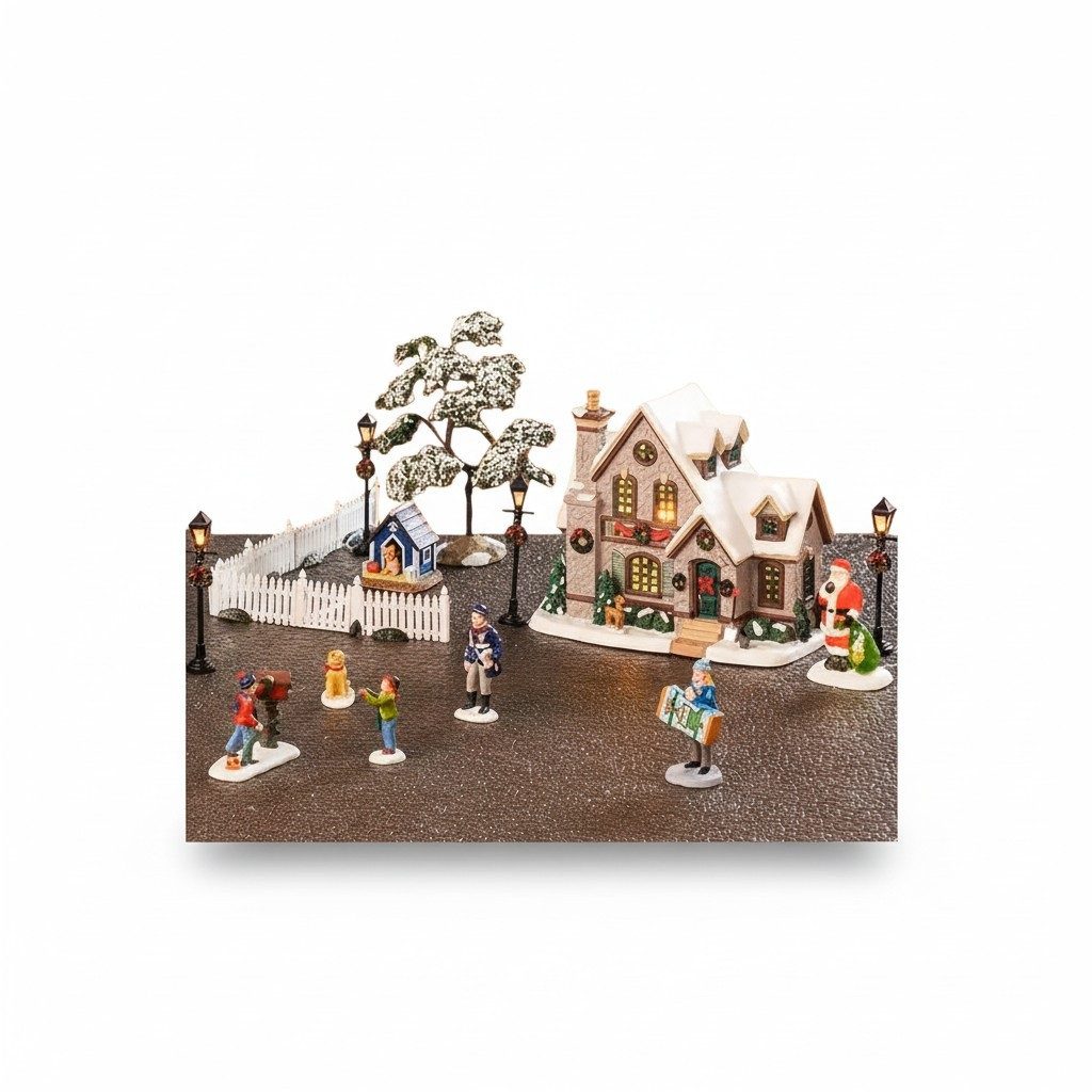 LeMax Winterlandschaft LEMAX 56671 - White Christmas Set