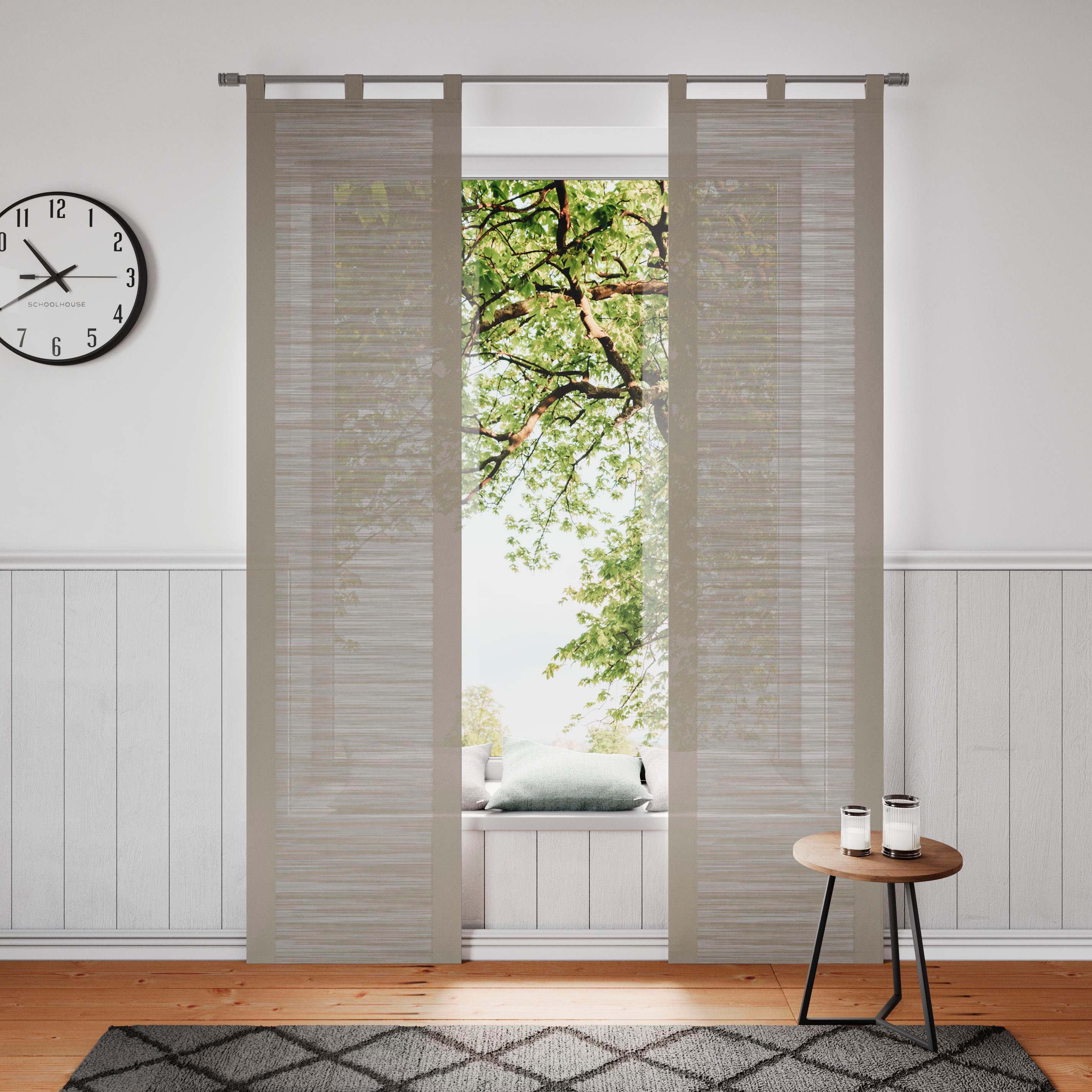 Neutex for you! Schiebegardine Padova (1 St), Schlaufen, halbtransparent, S günstig online kaufen