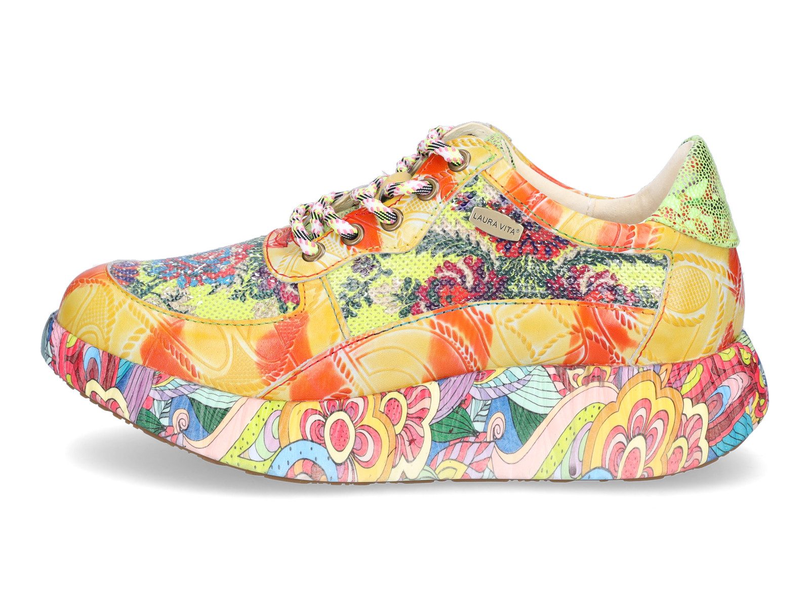 LAURA VITA Laura Vita Damen Sneaker gelb Sneaker günstig online kaufen