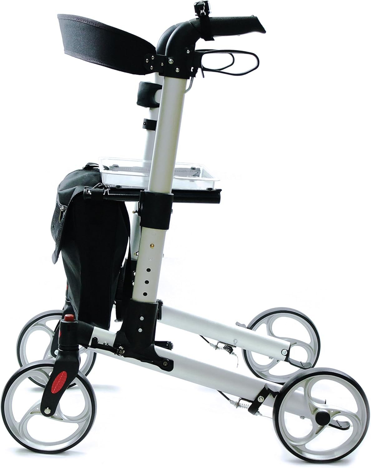 Dr. Junghans Medical GmbH Rollator Premium Rollator mit Schlaufenbremse, Kompakt, faltbar, Leichtgewicht, stabil, mit Tasche