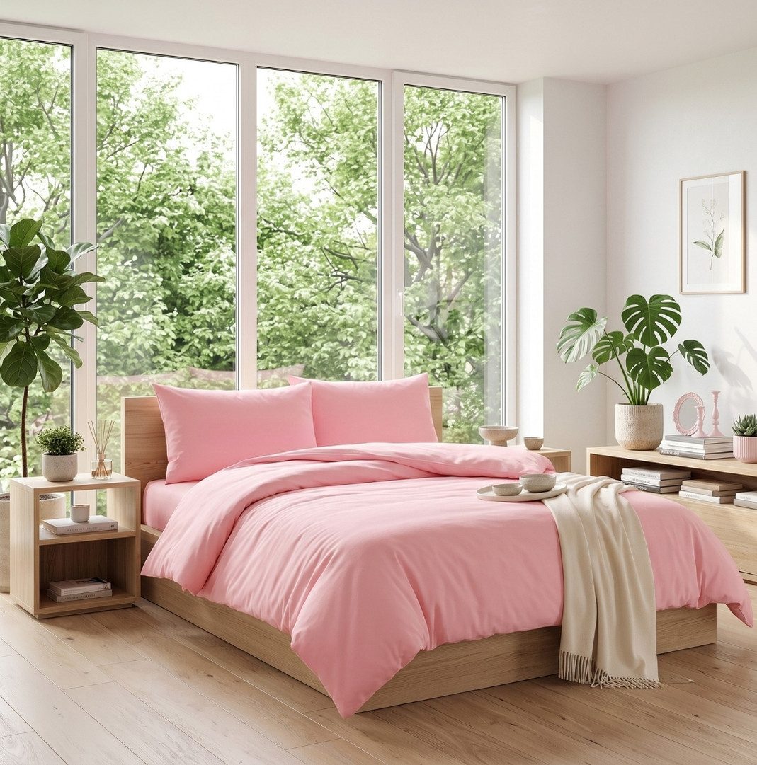 Formeya Bettwäsche Bettwäsche 100% Baumwolle 200x200 cm Doppelbett(ohne Spannbettlaken)