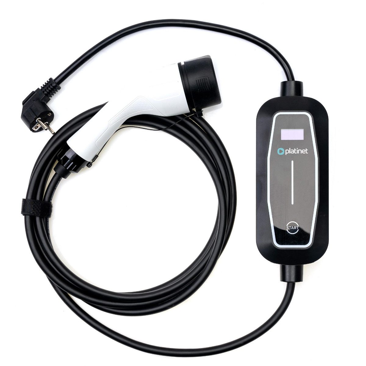Platinet PPC16A37 Elektroauto-Ladegerät (16000 mA, Einzelprodukt, Mobiles Laden an Schuko Steckdose mit 3,7 kW Leistung)