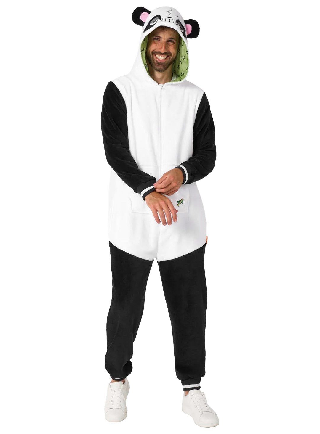 Opposuits Kostüm Panda Onesie, Der Overall beweist: jedes Tier eignet sich zum Kuscheln!