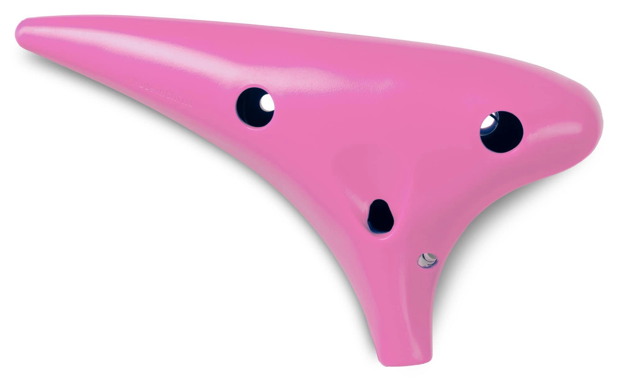 Classic Cantabile Piccoloflöte Okarina - aus stabilem Kunststoff- 12 Töne - Tonumfang: c'' - f''' Alt-Stimmung in C, Weicher, sehr ausgeprägter, warmer Ton