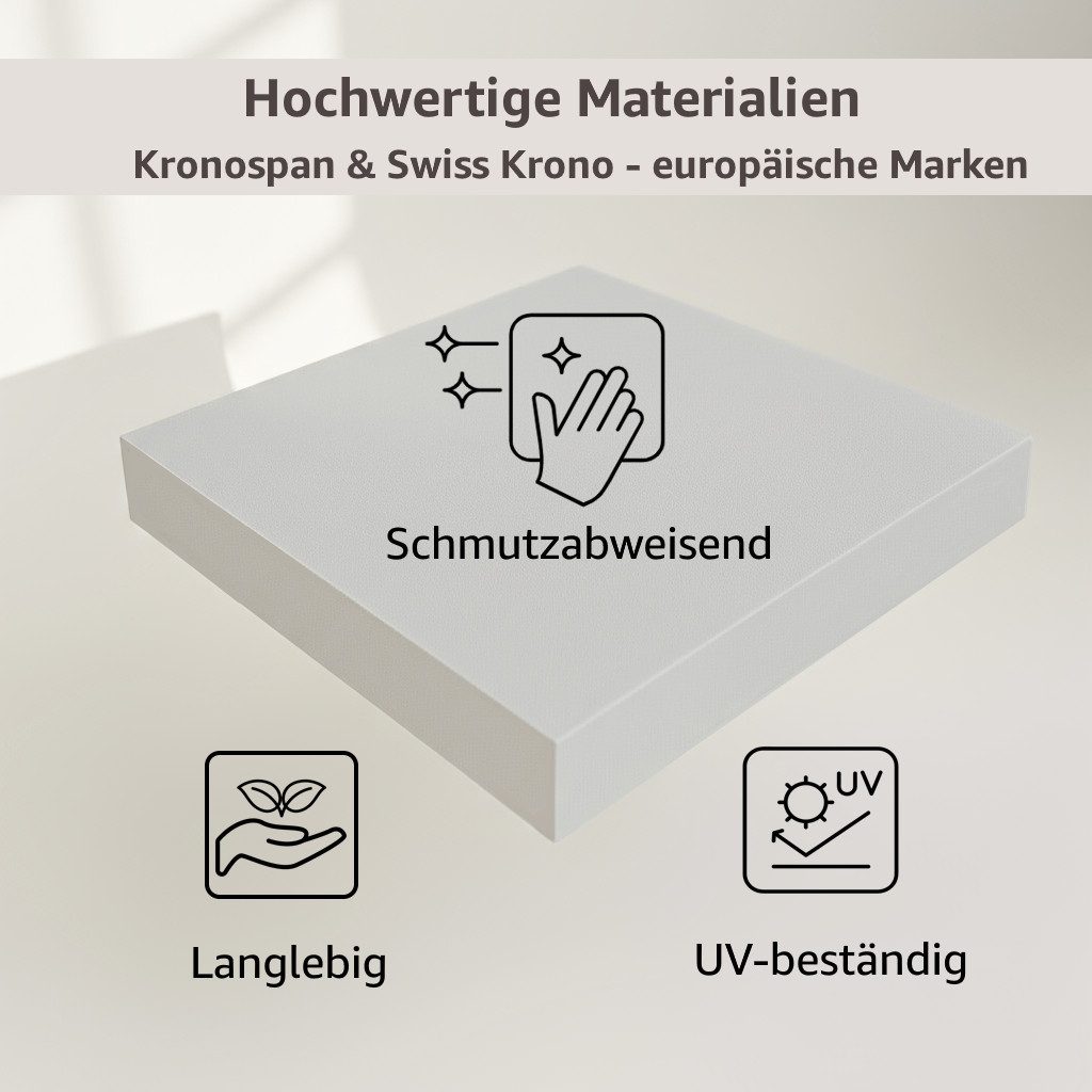 Rodnik Esstisch klappbar 2-8 Personen, stabil & platzsparend, praktische abschraubbare Beine – Bild 5 von 5