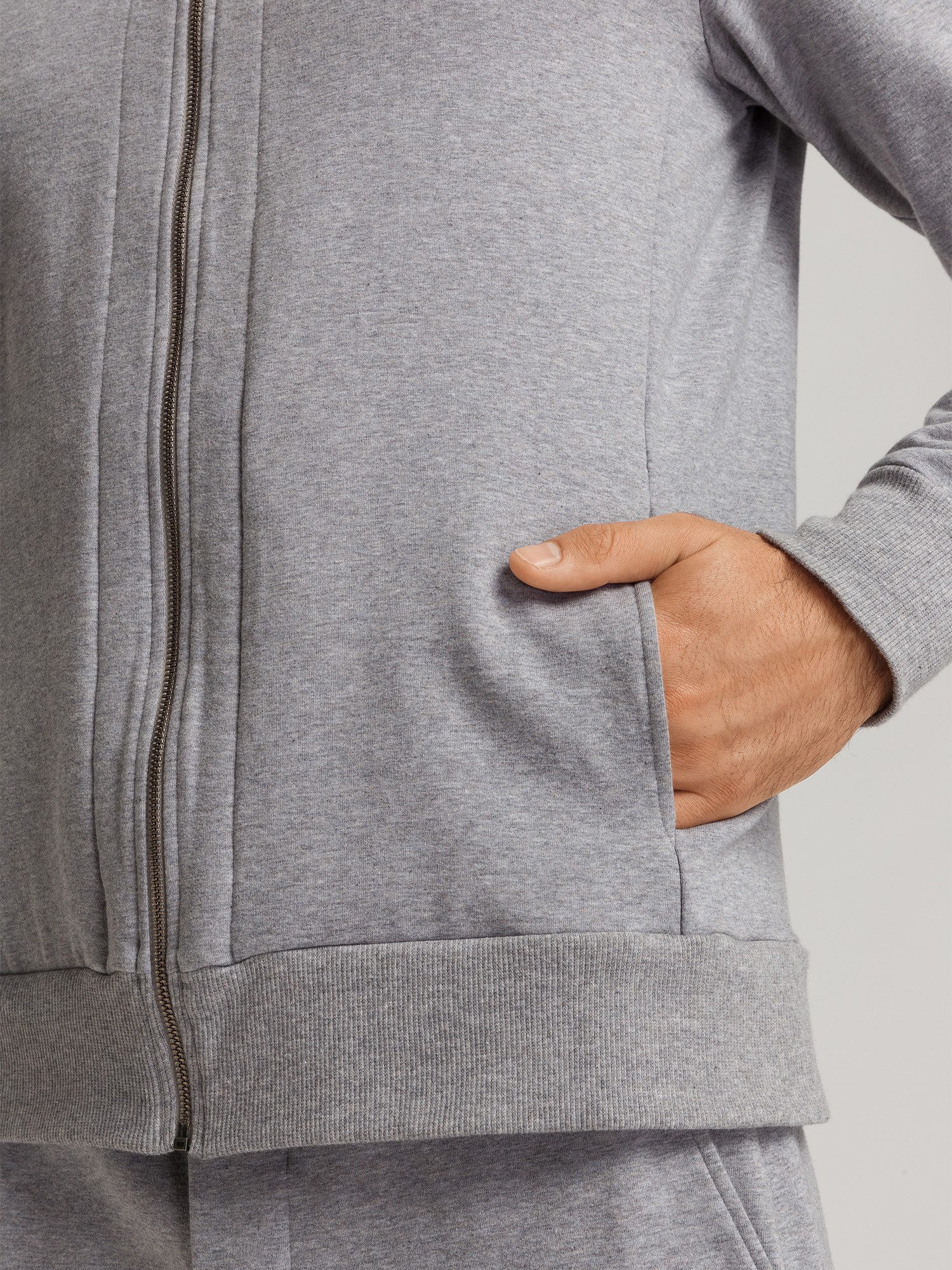 Hanro Sweatjacke Natural Living Sweat-jacken übergans-jacke jogging