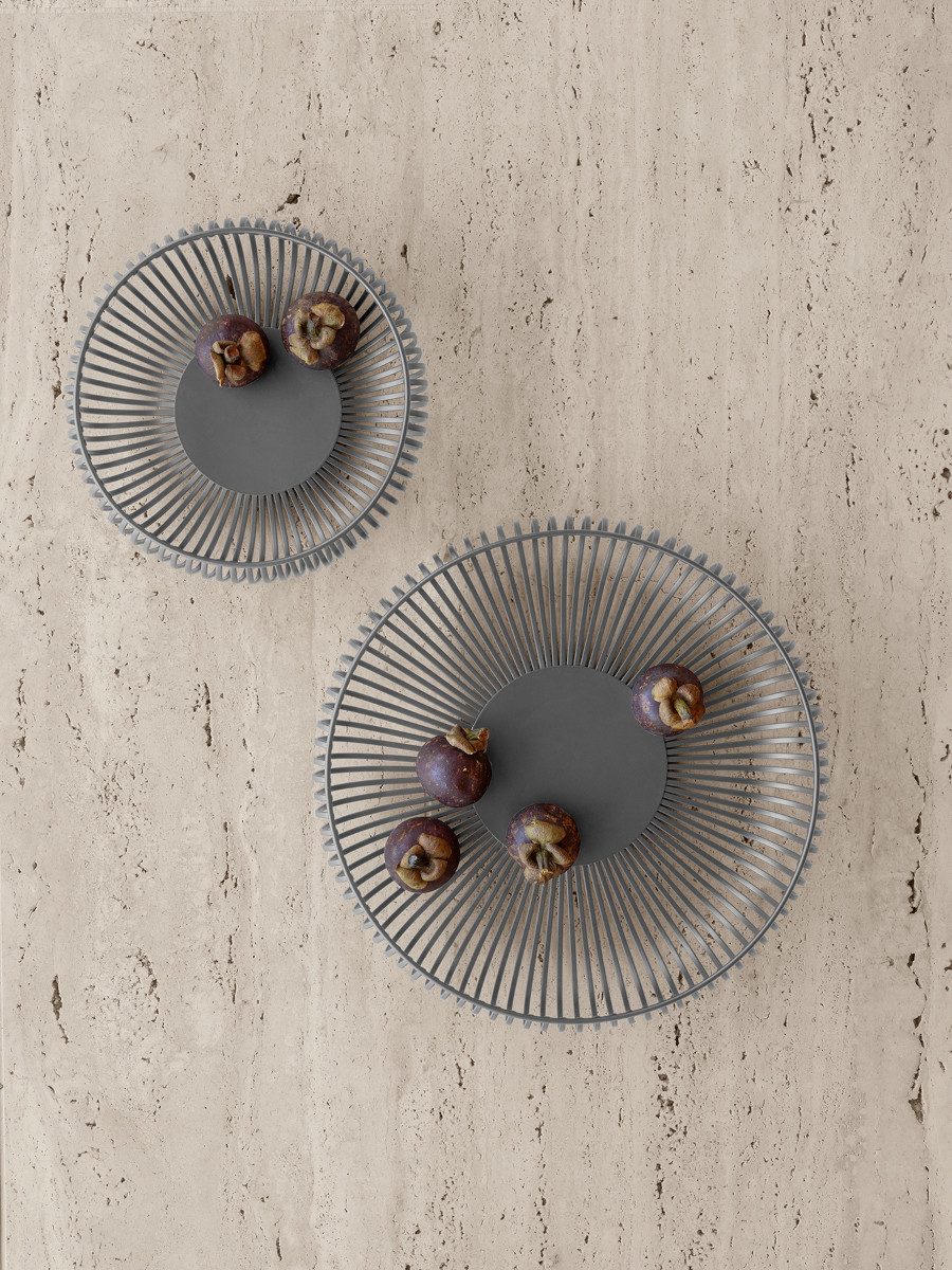 blomus Dekokorb LITO Schale steel grey L 36cm günstig online kaufen