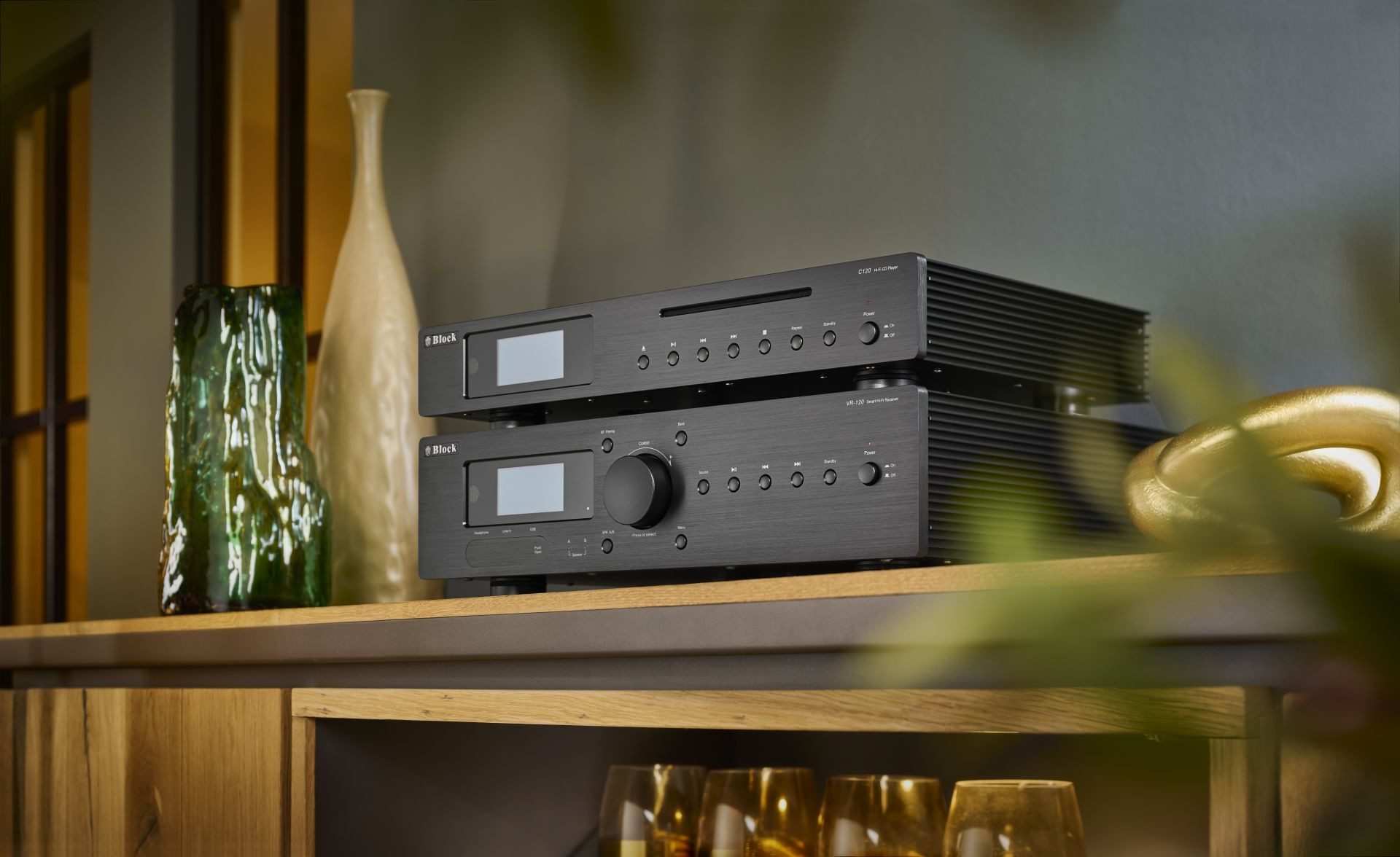 Block Block C-120 HiFi CD-Player mit XLR & Digitalausgängen Stereo-CD Player