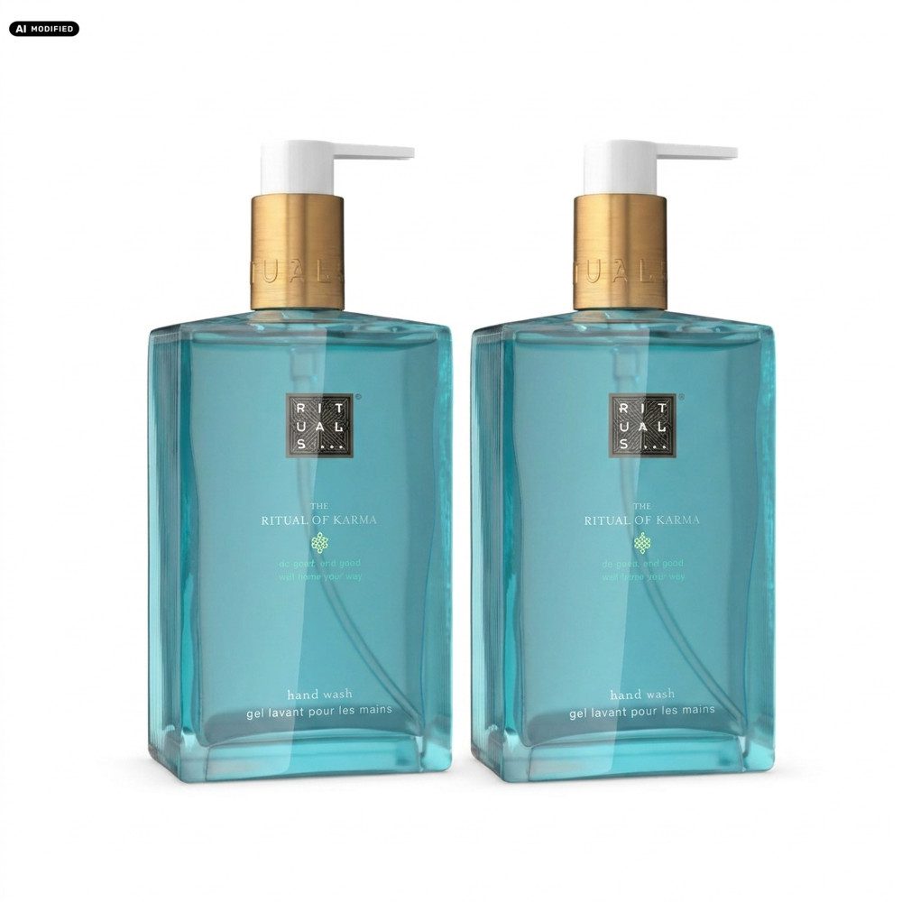 Rituals Flüssigseife Rituals The Ritual Of Karma Hand Wash 2er Set, 1-tlg., Vorteilspack flüssige Handseife im dekorativen 2er Set