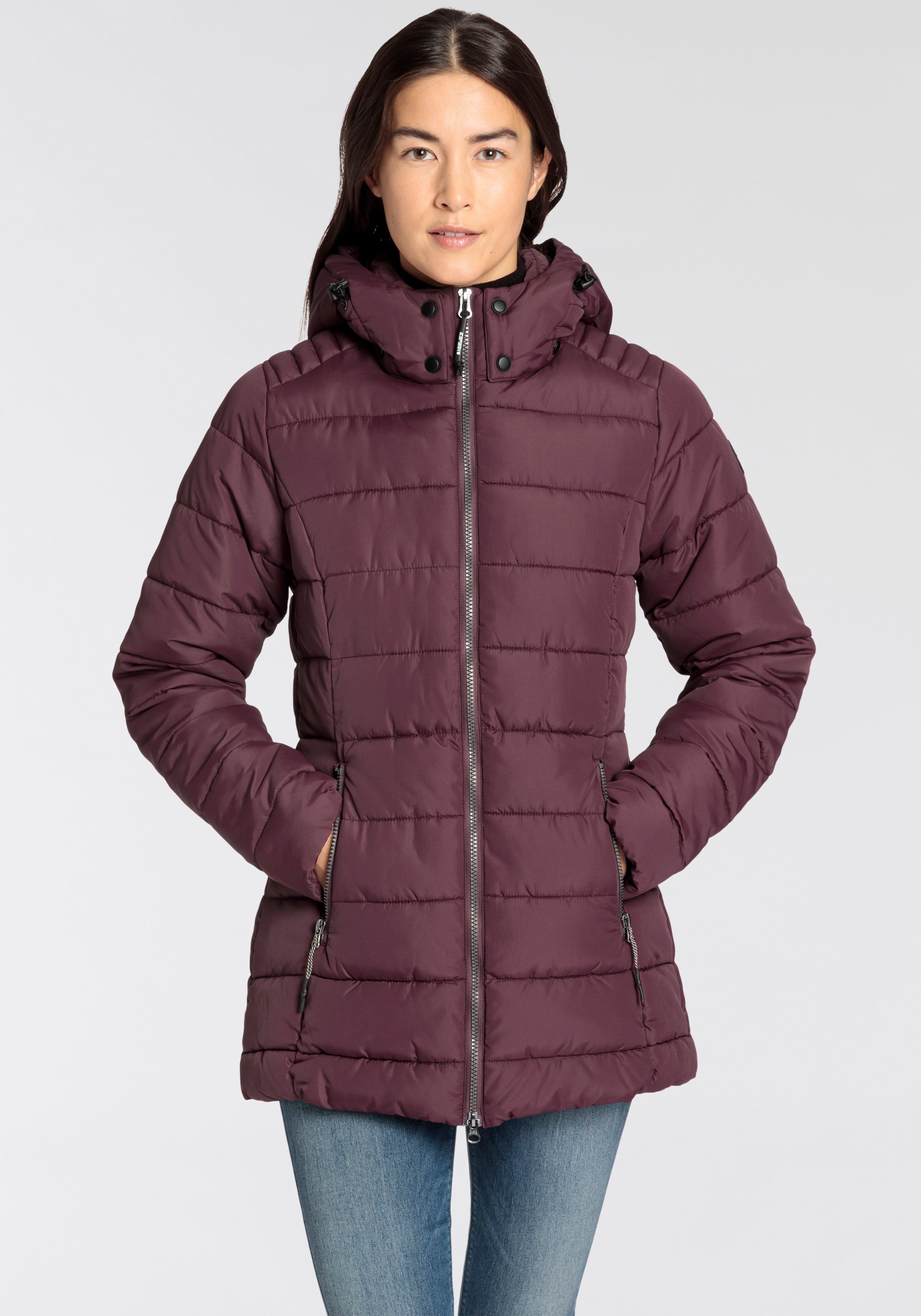 Icepeak Steppjacke PETTIBONE Wasserabweisend & Windabweisend & Atmungsaktiv rot | Windbreakers