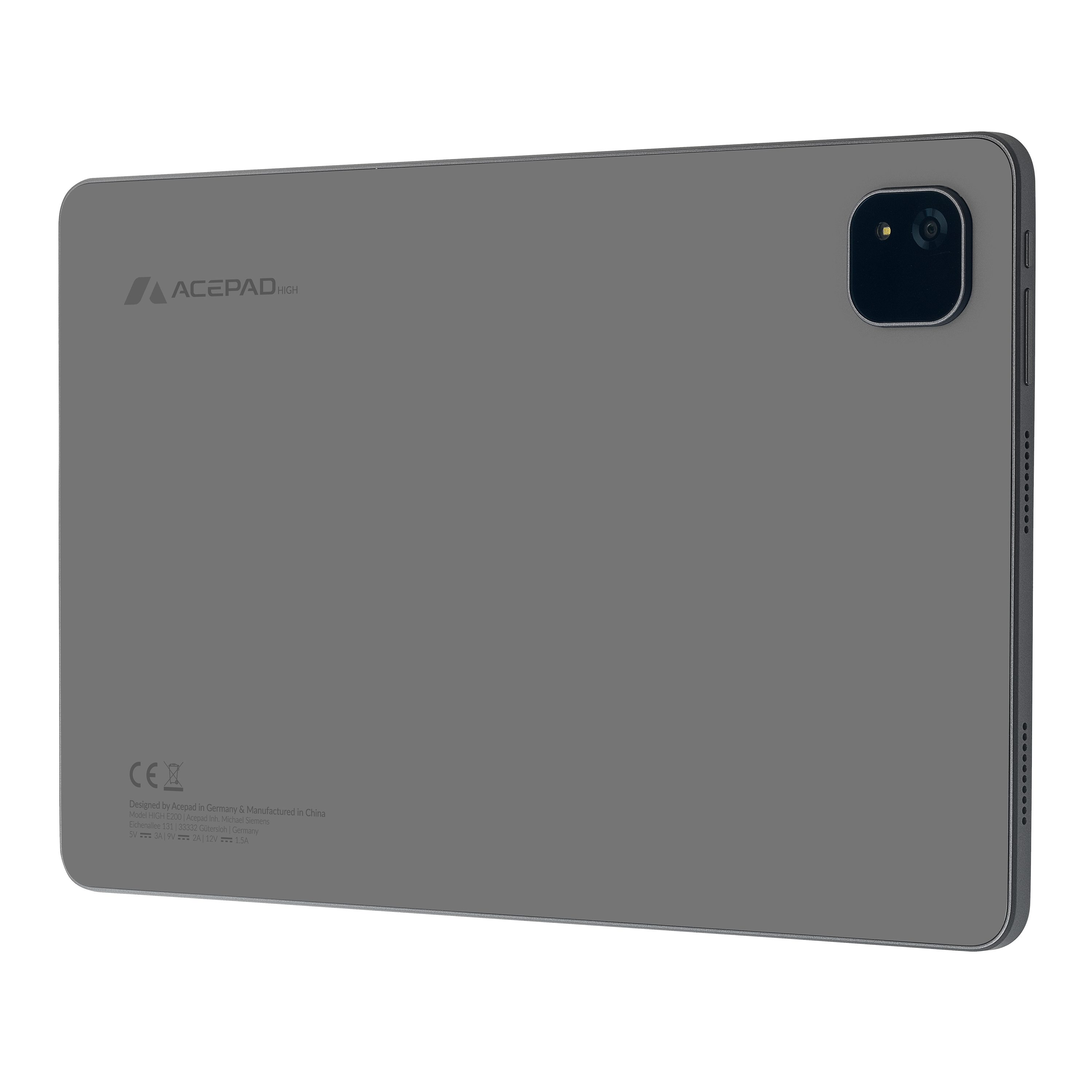 Acepad HIGH Tablet 12 Zoll, 2560 x 1600 Pixel, 256GB, WLAN+LTE Premium Tablet (12.2", 256 GB, Android, 4G LTE + WLAN, 8+16GB RAM, 30 Tage Standby, 90HZ 2.5K Display erkennt 4096 Stufen)