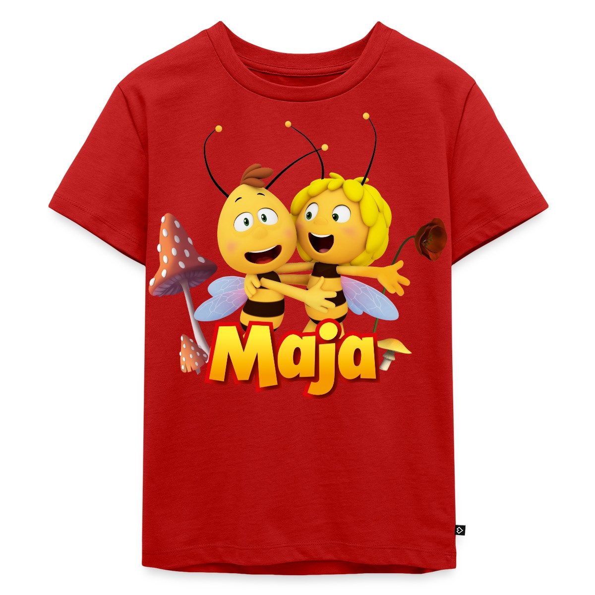 Spreadshirt T-Shirt Biene Maja Freundschaft Mit Willi Kinder Premium T-Shirt (1-tlg)