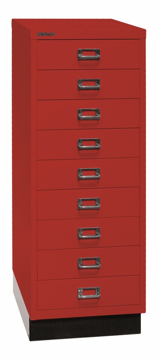 Bisley Aktenschrank MultiDrawer Schubladenschrank in Kardinalrot - Maße: H 94 x B 35 x T 43 cm