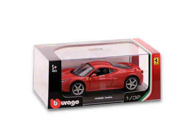 Bburago Modellauto Ferrari 458 Italia, Maßstab 1:32, detailliertes Modell