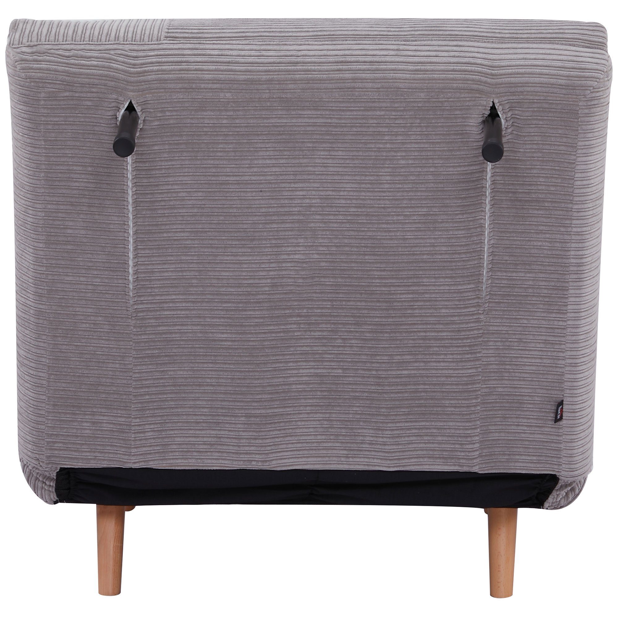 2-IN-1 Cord-Optik Sessel Schlafsessel x Gästebett, verstellbare 1-St., (Set, 1 mehrfach verstellbar Kopfstütze Schlafsofa), HOMCOM