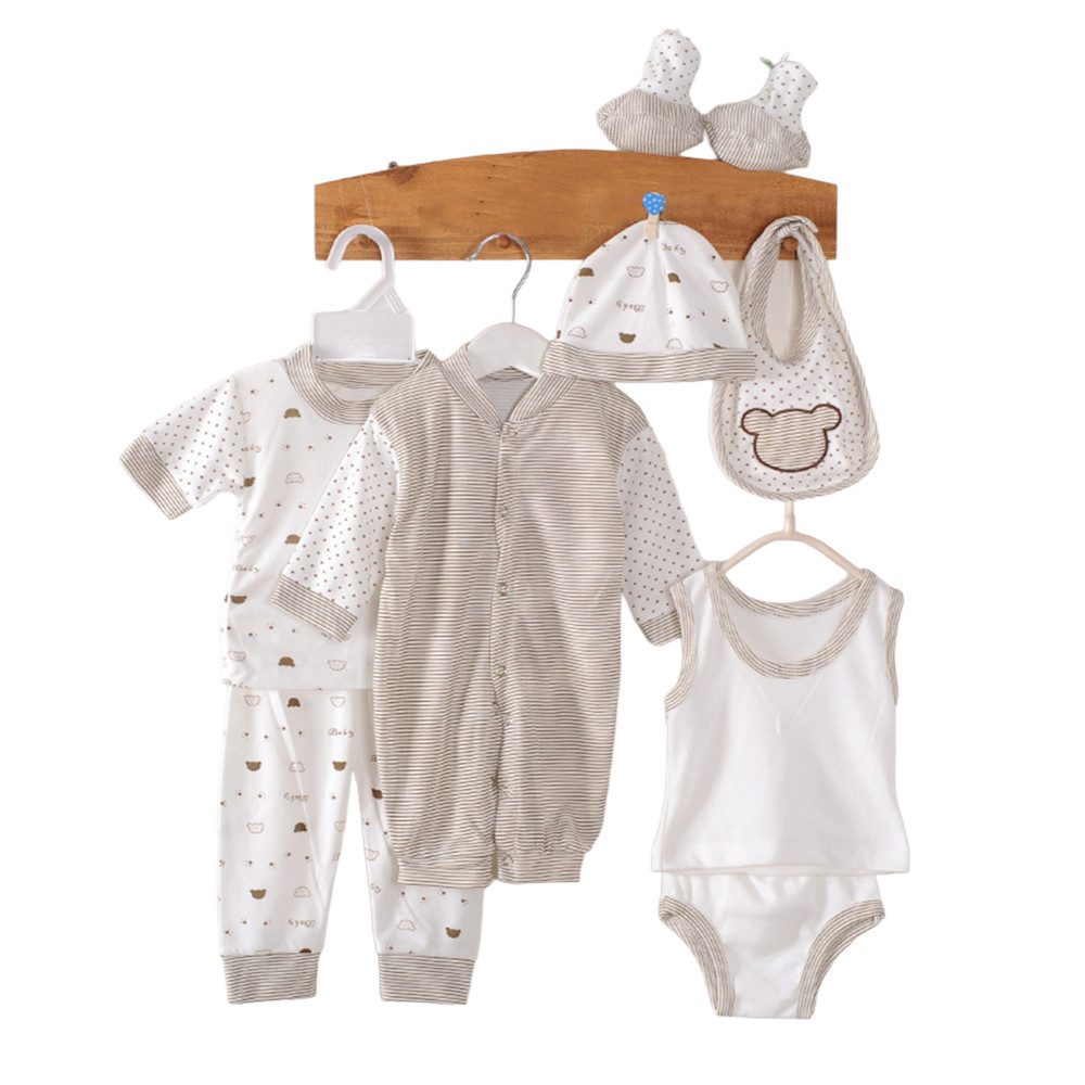 Neugeborenen-Geschenkset Unisex Baby täglich Casual Outfits Babykleidung Frühling & Herbst Sets