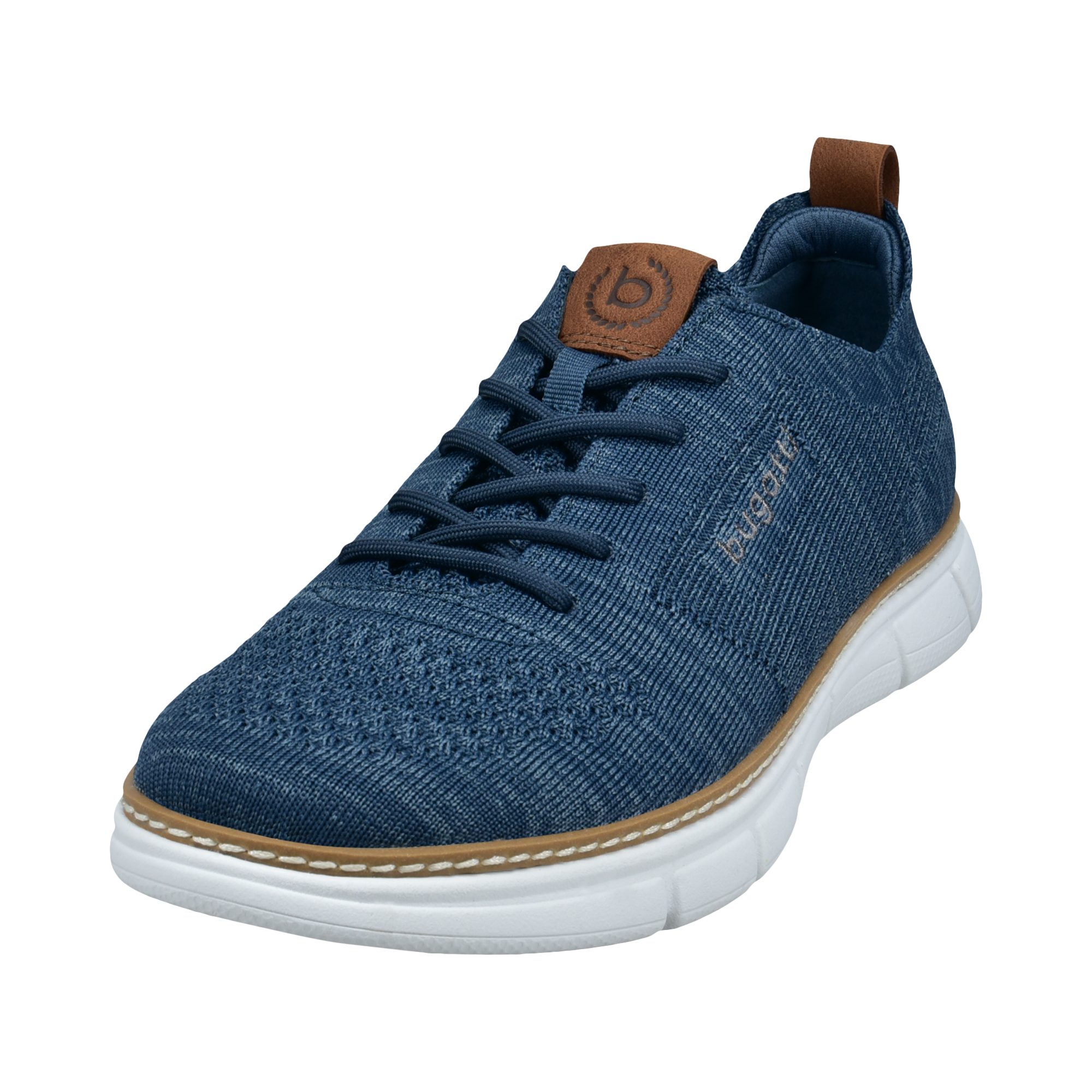 bugatti Sneaker Freizeitschuh, Halbschuh, Schnürer mit Fersenpolsterung