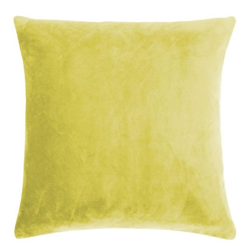 PAD Dekoobjekt Kissenhülle Samt Smooth Mustard günstig online kaufen