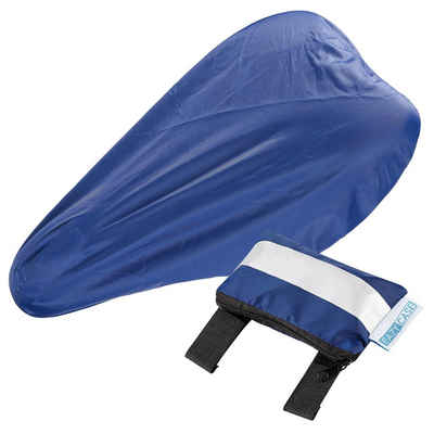 EAZY CASE Sattelbezug Universal Regenschutz für Sattel, Regenschutz für Sattel Regenhaube Hülle mit Gummiband wasserfest Blau