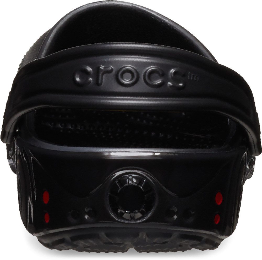 Crocs Batman Batmobile Classic Clog K Badesandale Hausschuh mit Fledermausflügel-Detail am Fersenriemen