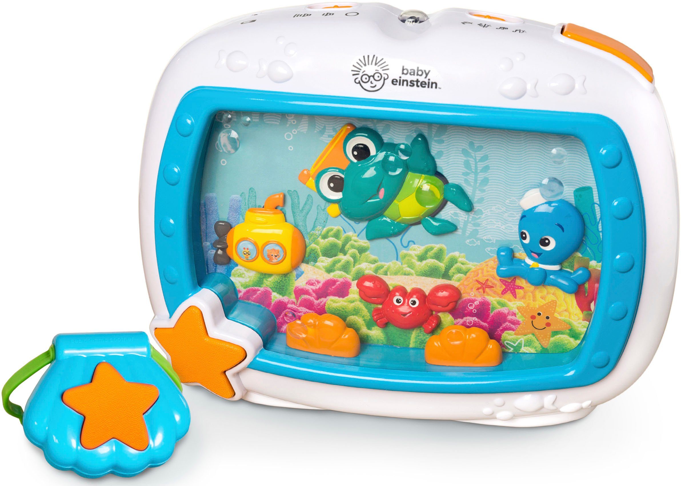 Baby Einstein Nachtlicht Schlummerlicht Sea Dreams, inklusive Fernbedienung Einschlafhilfe