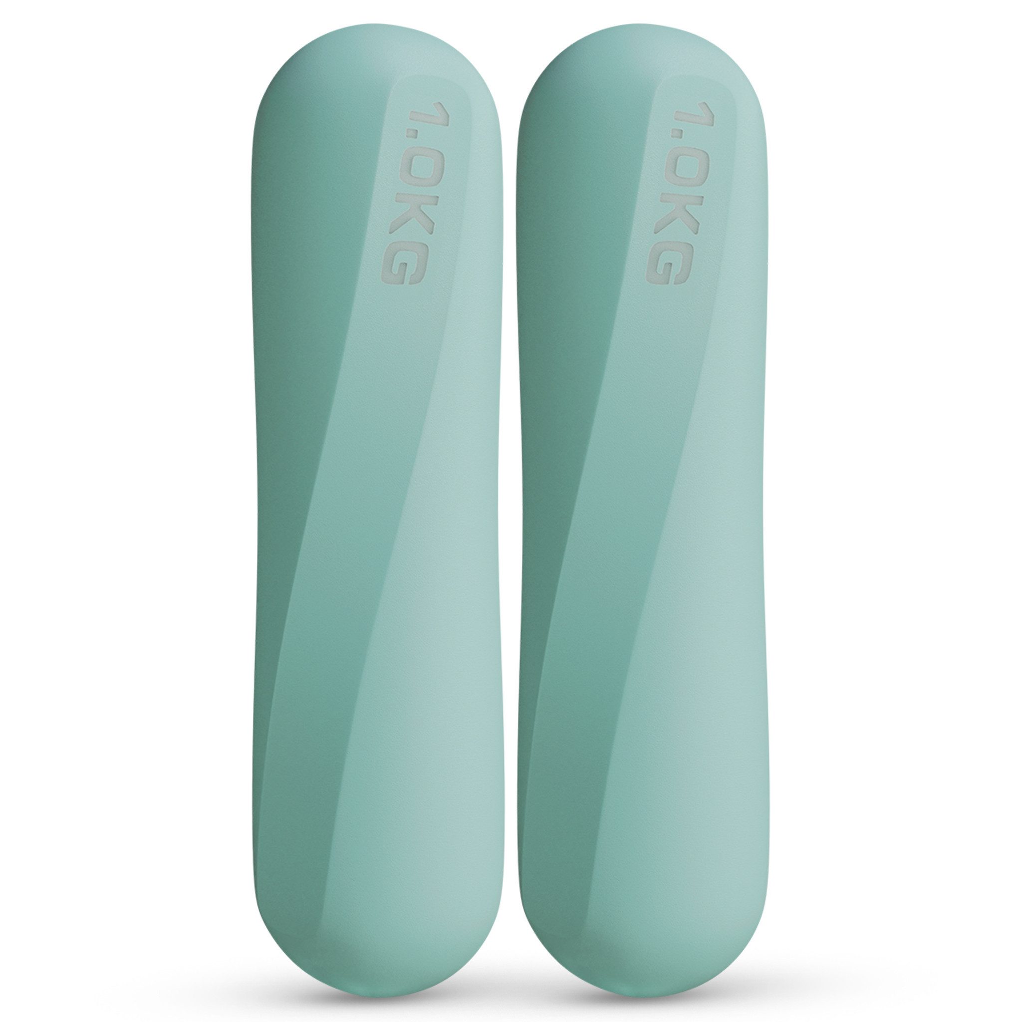 NEOLYMP Hantel-Set Pilates Hanteln 1 kg – rutschfestes Silikon Hantelset – 2er Set, (Kleine Hanteln für Frauen – Dumbbell Set für dein Home Pilates Set), Kurzhanteln 2er Set für Pilates, Yoga & Home Workout – kleine Hanteln
