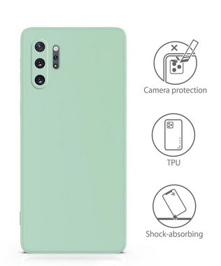 MyGadget Handyhülle Silikon Hülle für Samsung Galaxy Note 10 Plus, robuste Schutzhülle TPU Case Slim Silikonhülle Back Cover Kratzfest