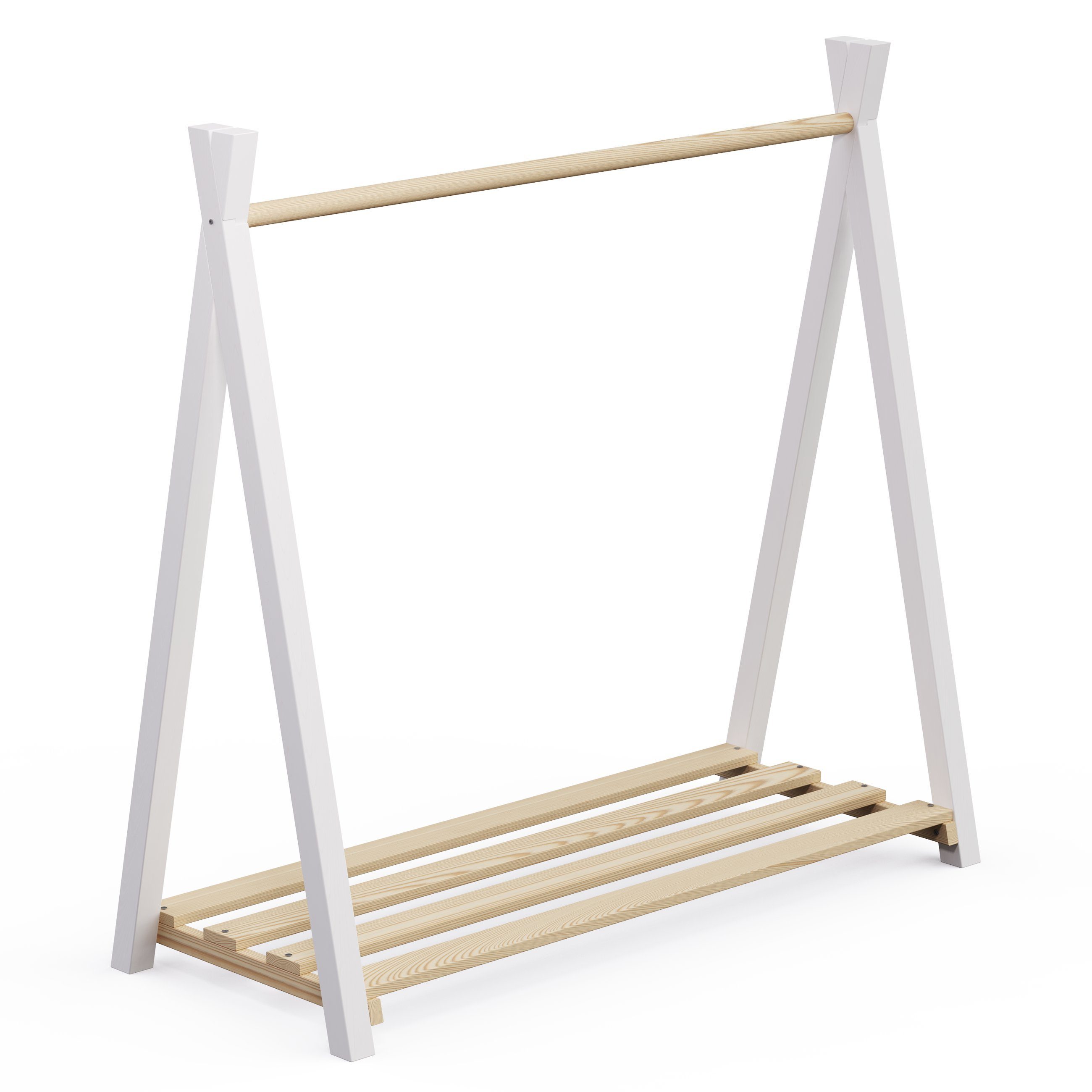 Bellabino Kleiderstange Ryck (Kindergarderobe inkl. Schuhablagefläche), günstig online kaufen