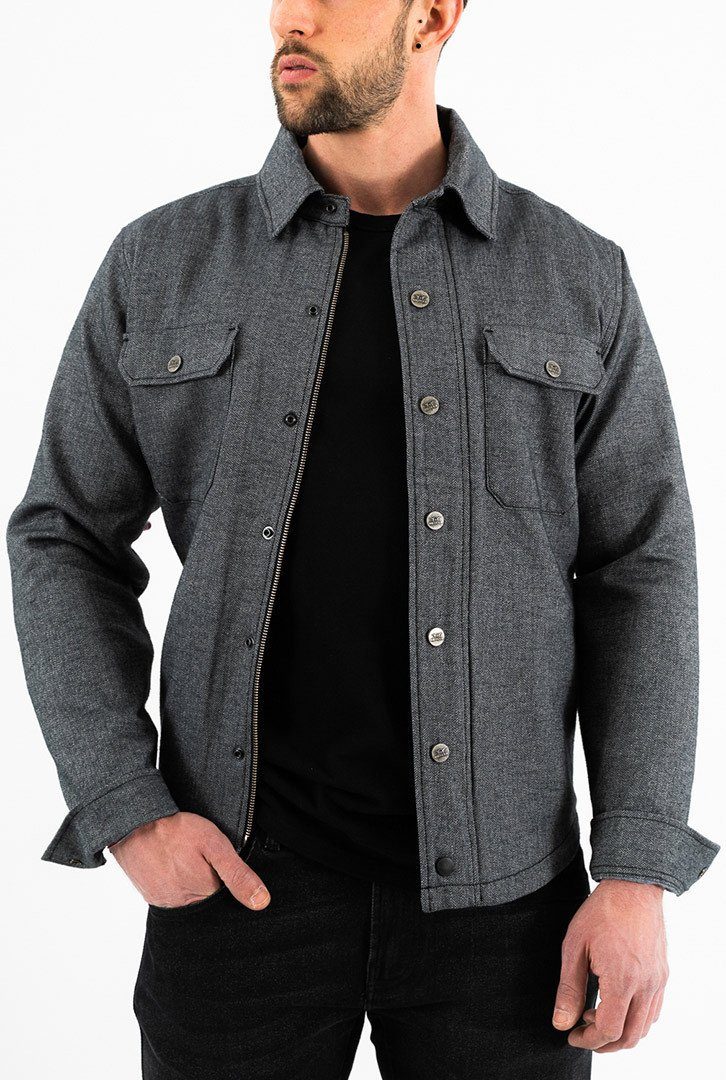 Rokker Motorradjacke Boston Rider Motorradhemd protektoren abriebfest