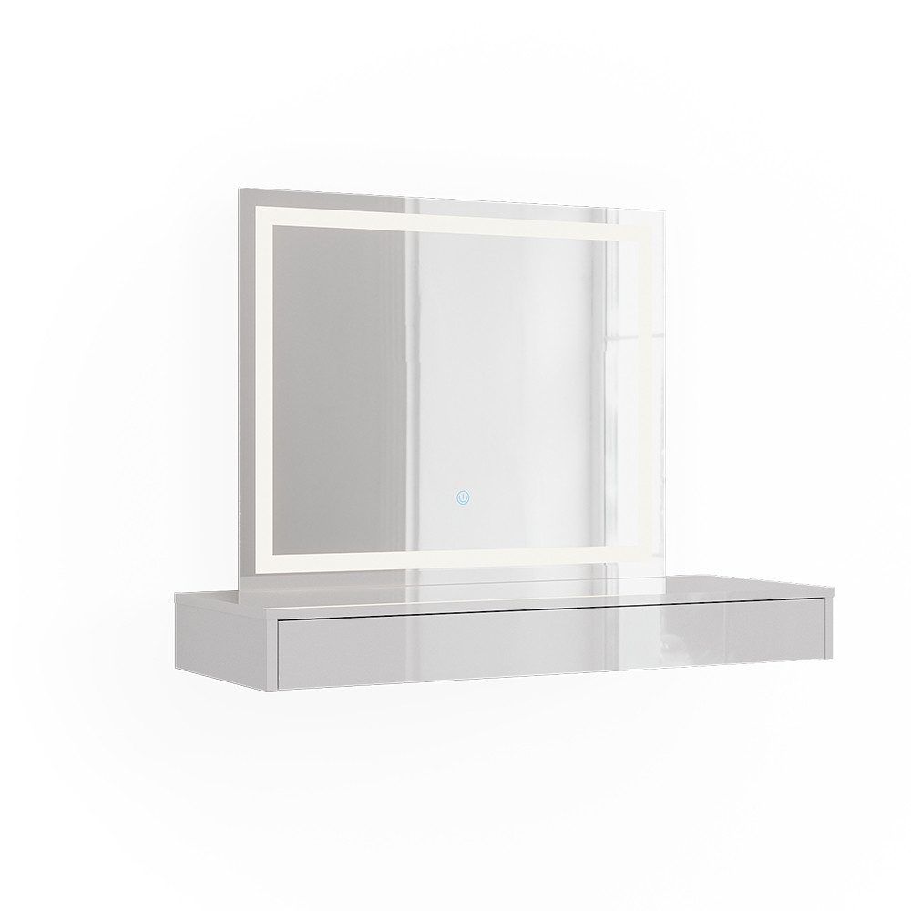 Vicco Schminktisch Sherry, Weiß, 100 cm 2 Teile (2-St)