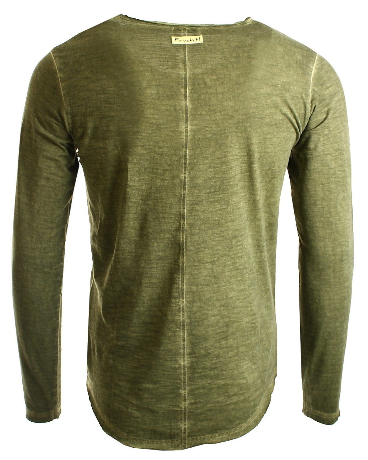 Früchtl Longsleeve mit tiefem V-Ausschnitt günstig online kaufen
